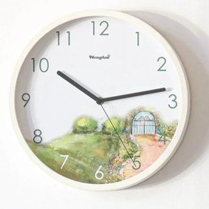 12 Inch Non Ticking Wall Clock Modern Home & Office Décor